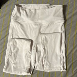 Fabletics Anywhere Motion 365+ High Waisted White Leggings